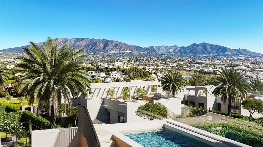 Uitzicht over de vallei van Mijas richting de kust
