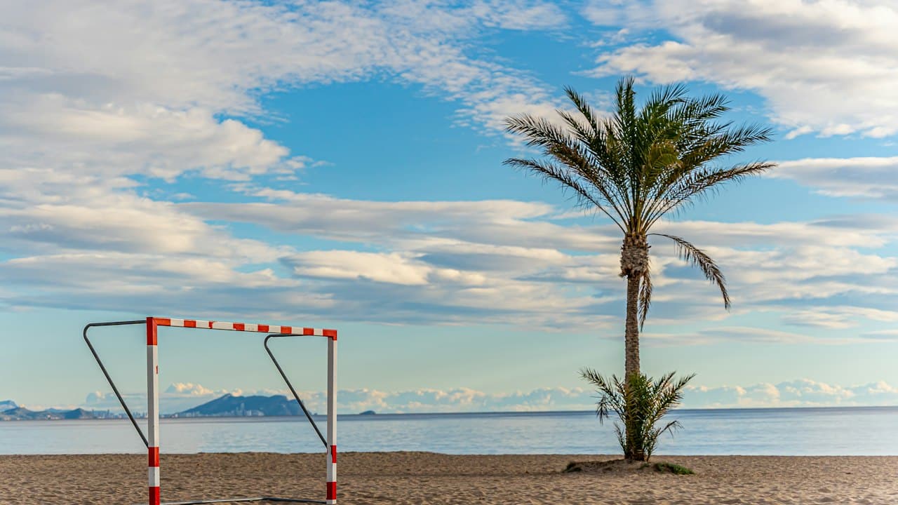 La Zenia strand aan de Costa Blanca